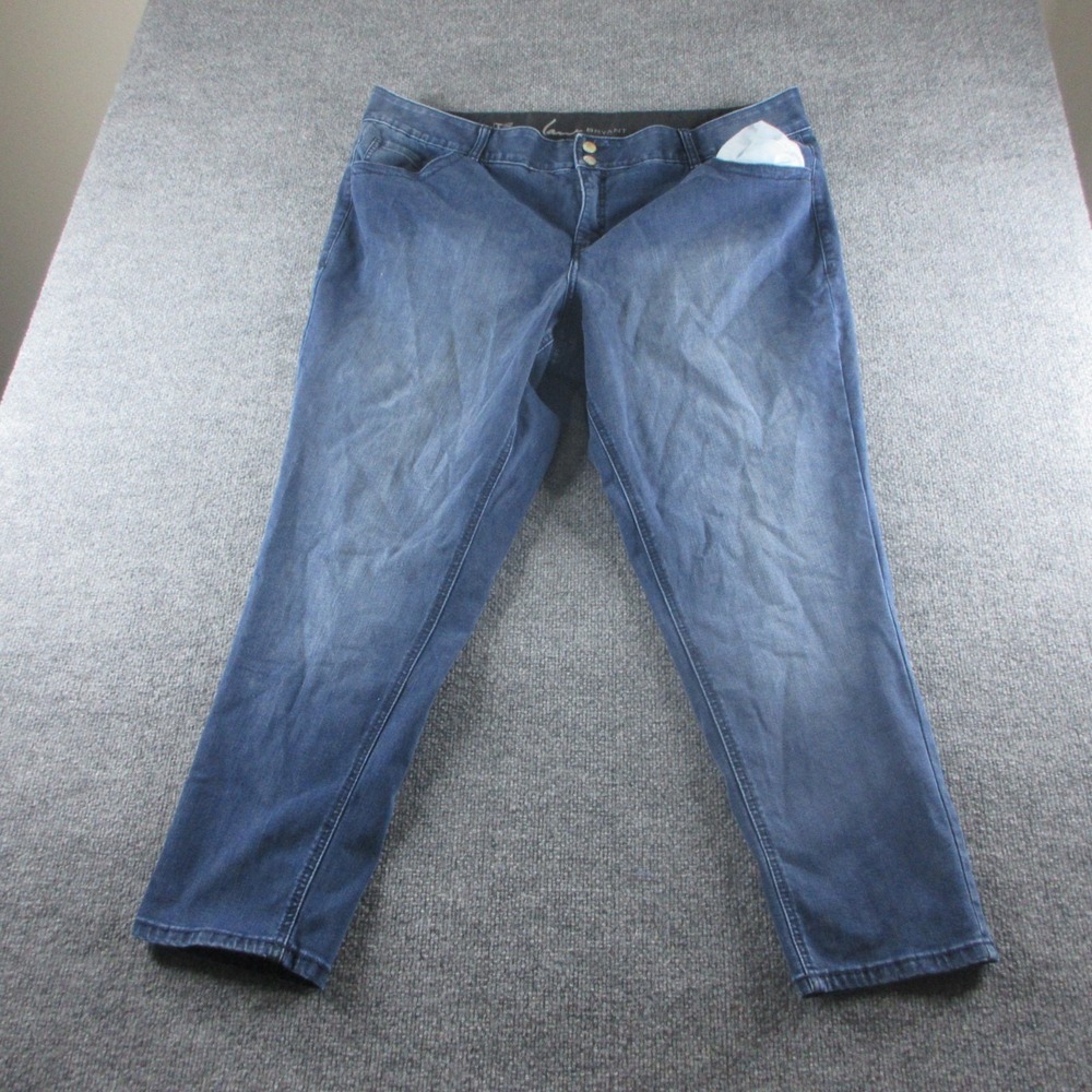 Lane‎ Bryant Jeans Womens 24 Regular Blue Skinny Tighter Tummy Technology Denim